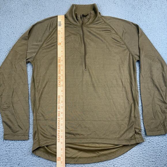 SEKRI PCU Level 1 Long Sleeve Shirt Men's Large 1/4 Zip Brown NEW - Picture 5 of 7